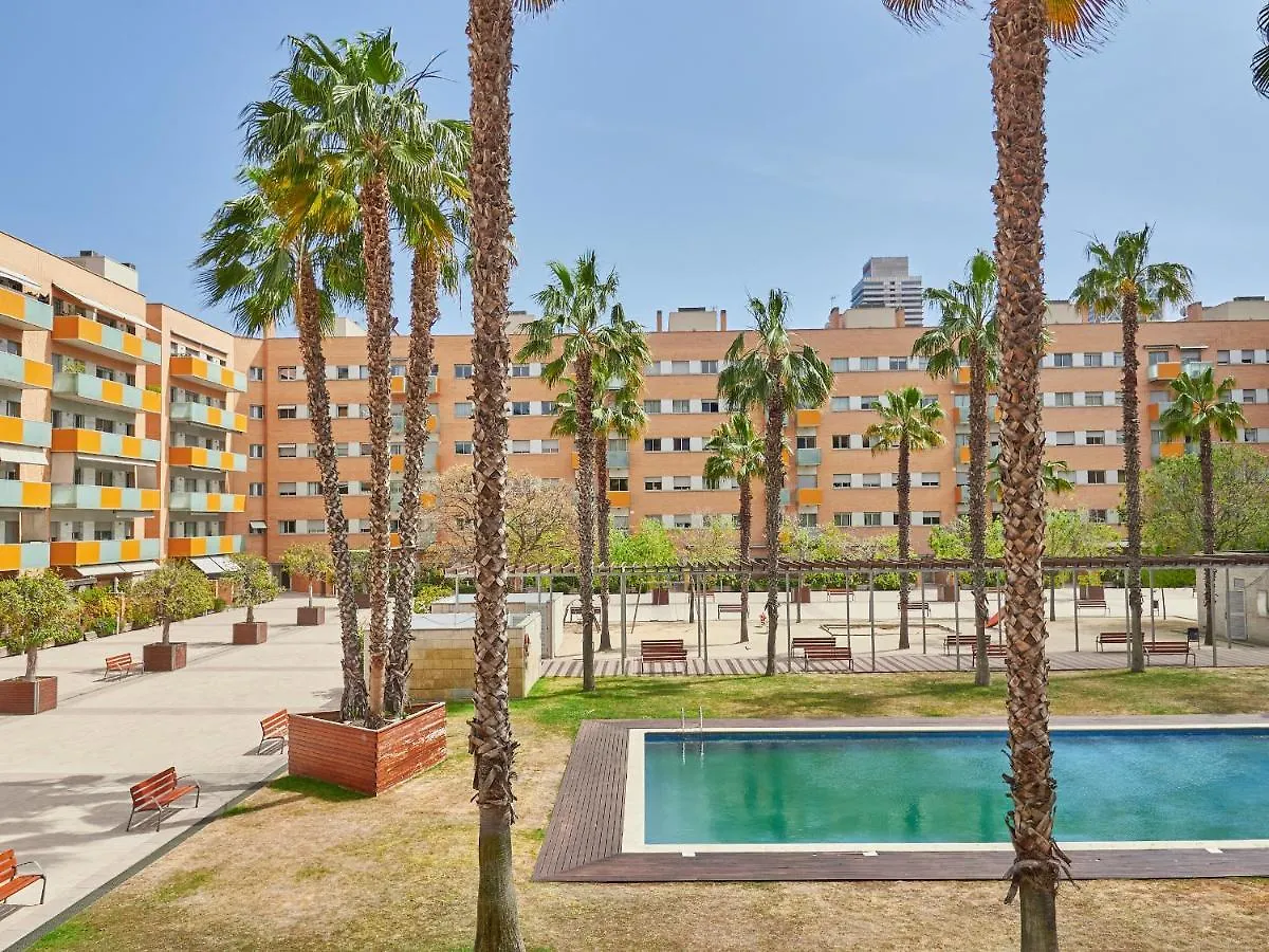 Barcelonaforrent Vila Olimpica Pool Daire